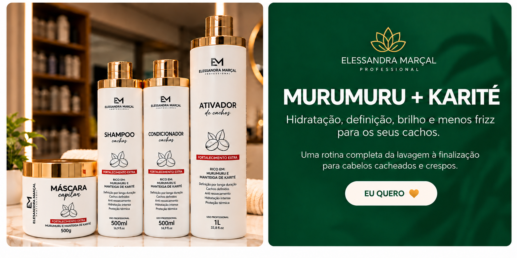 Kit Murumuru + Manteiga de Karit&eacute;